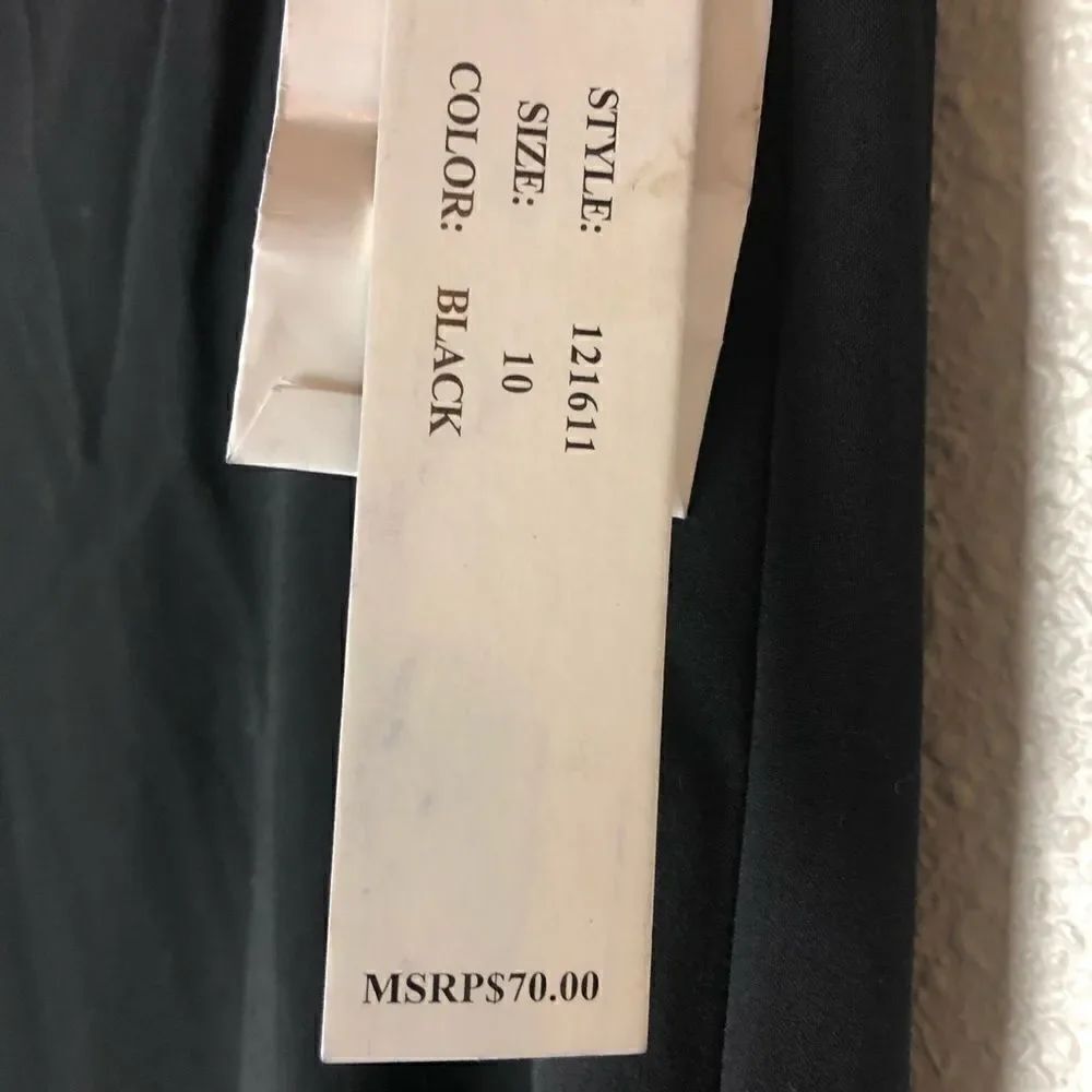 NWT Essentials by ABS Slacks Size 10 - Picture 5 of 8
